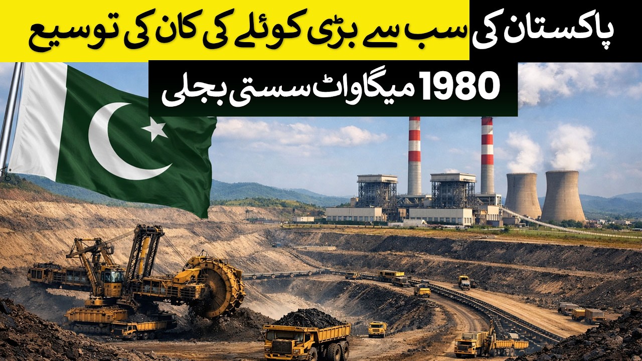 Pakistan's largest coal mine expansion, 1980 MW of cheap electricity | Rich Pakistan