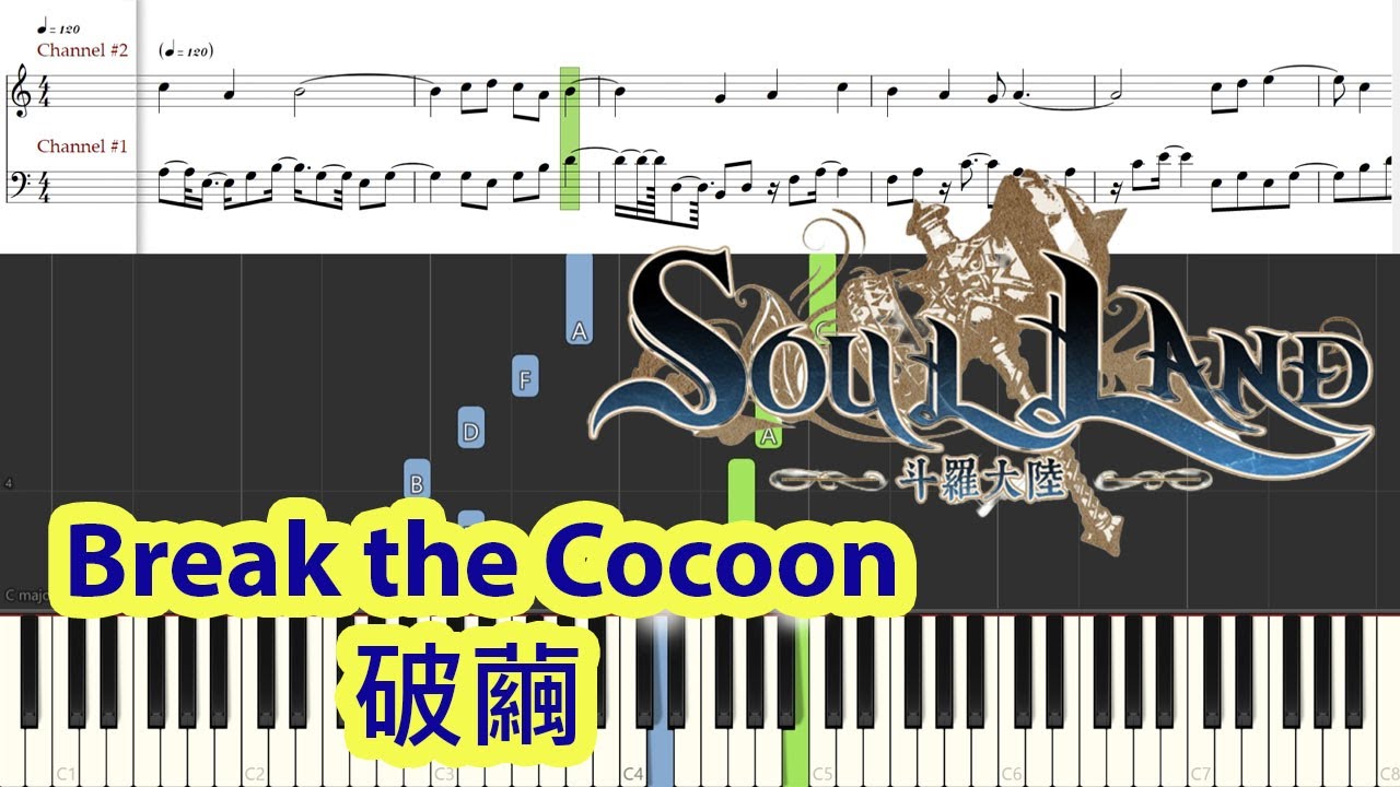 [Piano Tutorial] Break the Cocoon | 破繭 (Soul Land Theme) - Angela Chang | 張韶涵