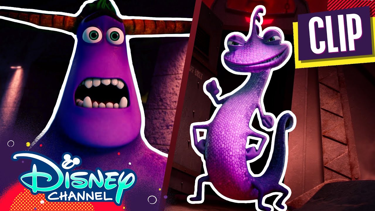 Randall is BACK 😧 🦎| Monsters at Work | @disneychannelanimation
