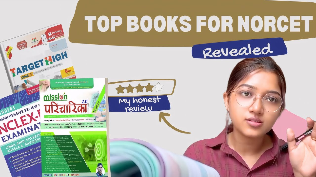 NORCET in first attempt? Honest book review & smart strategy Guide📚🔥 #norcet #nursing #aiims #viral 