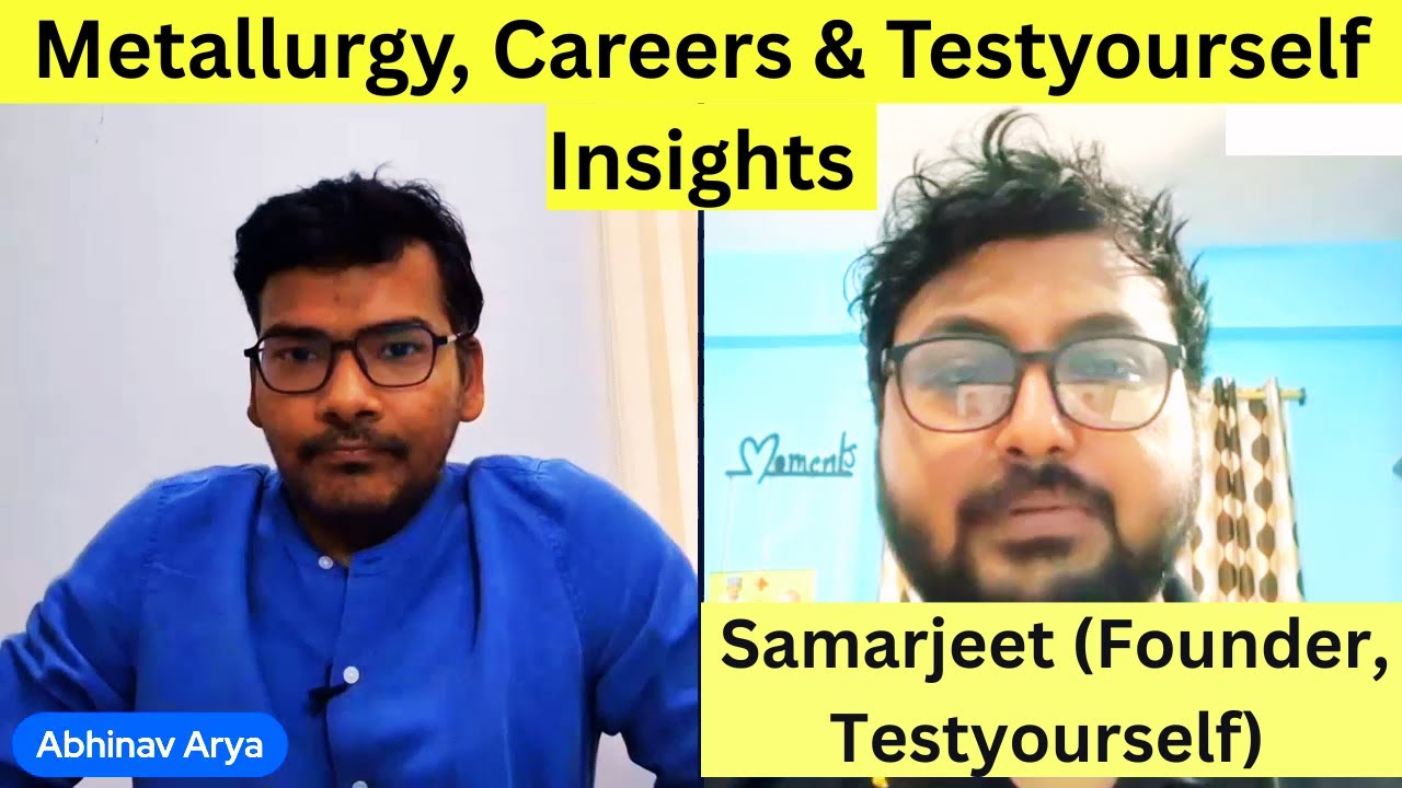 Metallurgical Engineering & GATE Success: A Talk with Samarjeet from Testyourself