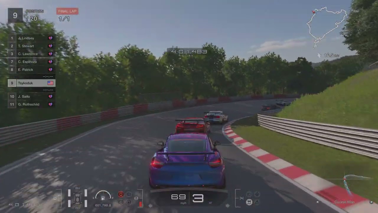 GT Sophie Professional level on N&uuml;rburgring