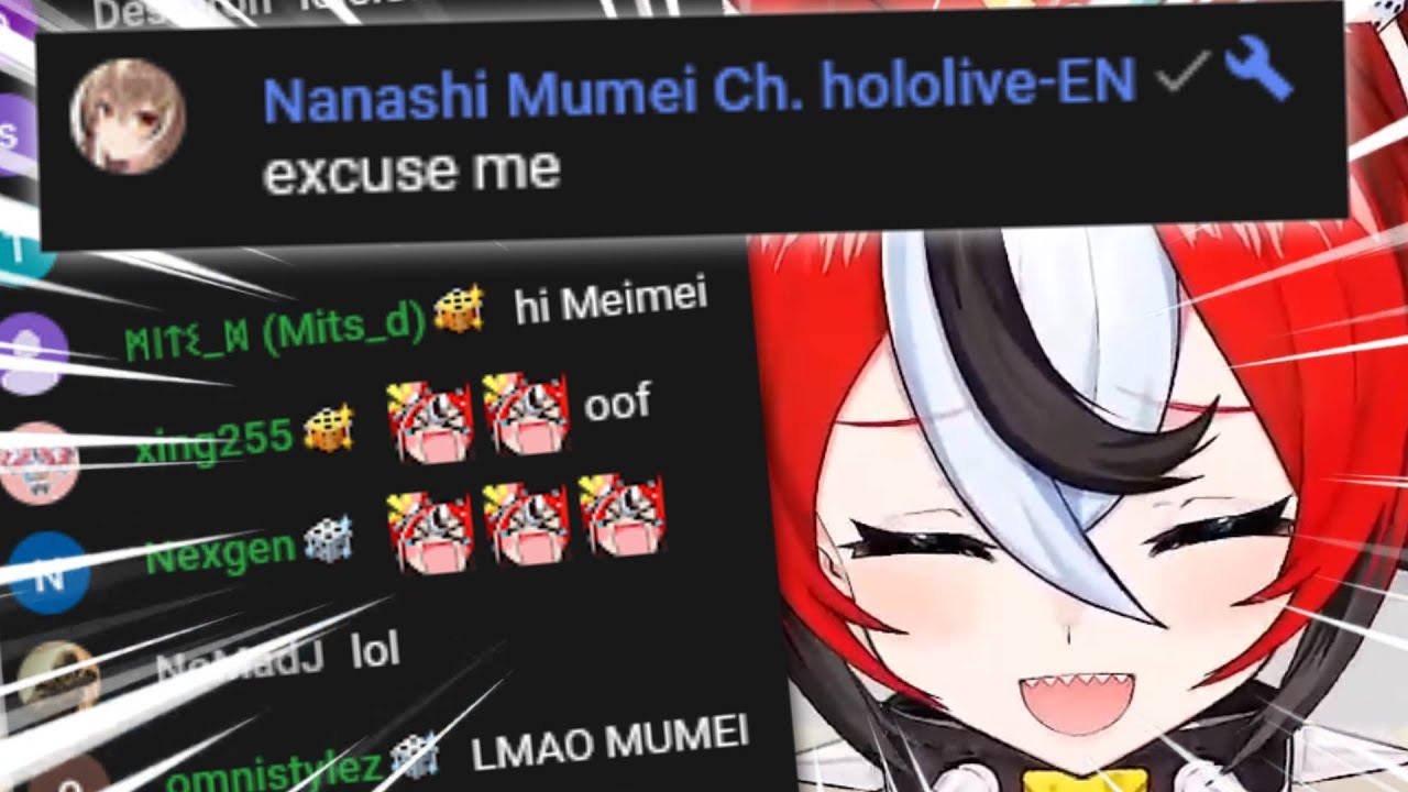 Mumei Caught Bae Dissing at Her in 4K