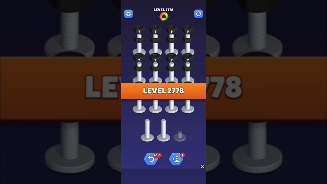 Nut Sort Level 2778 - Color Puzzle Game by Kiwi Fun 