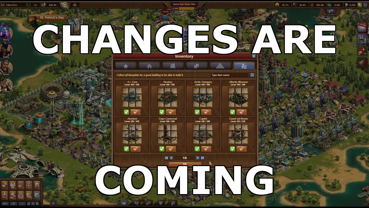 Forge of Empires: Great Building Upgrades