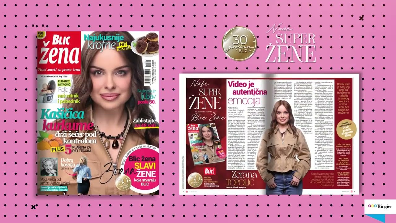 Naše SUPER ŽENE Blic žene: Lice sa naslovnice Zorana Topolić