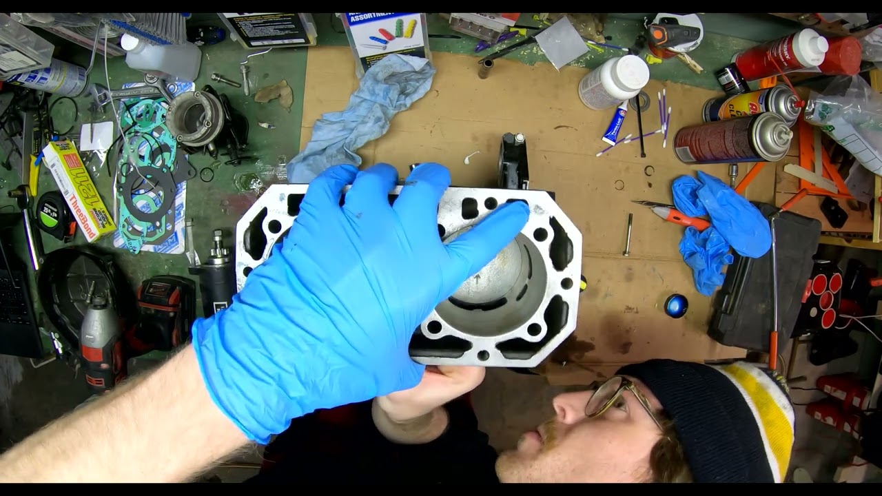 1990 JS550 SX Engine Assembly
