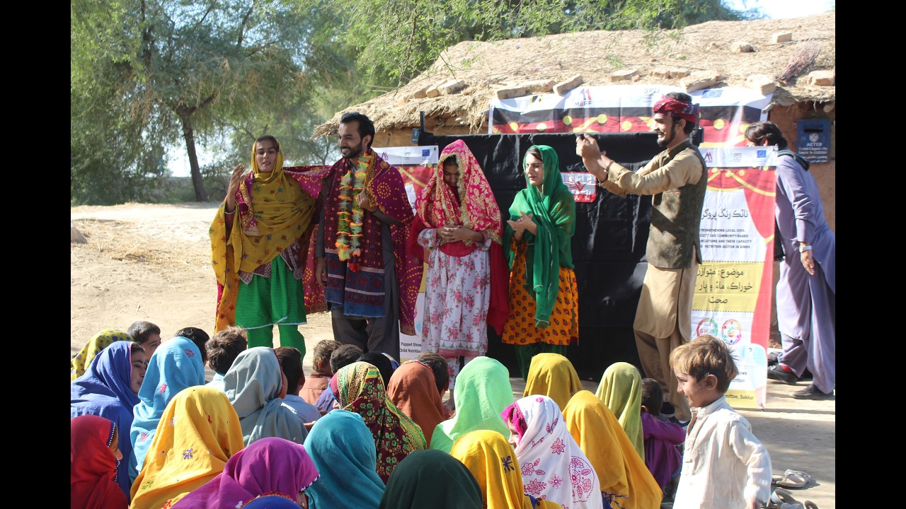 CHANAN Theater Nutrition Street Theater Sindh