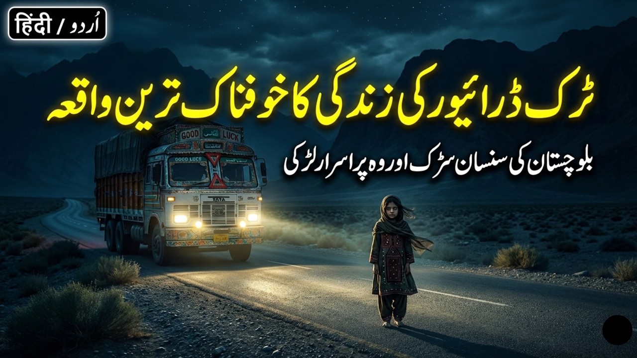 Balochistan Road par Khari Purisrar Aurat (मेरी जान का नाम और ट्रक ड्राइवर ट्रू स्टोरी)