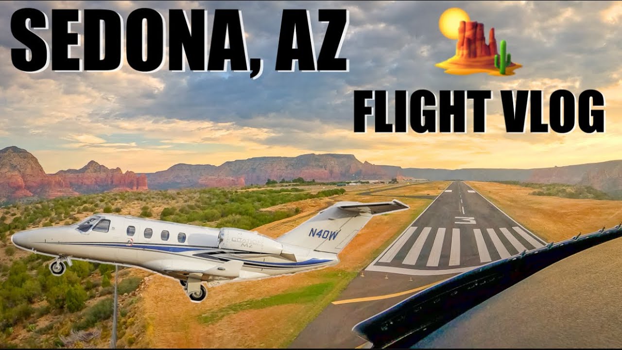 Flying the Citation M2 into Arizona's Most Scenic Airport!