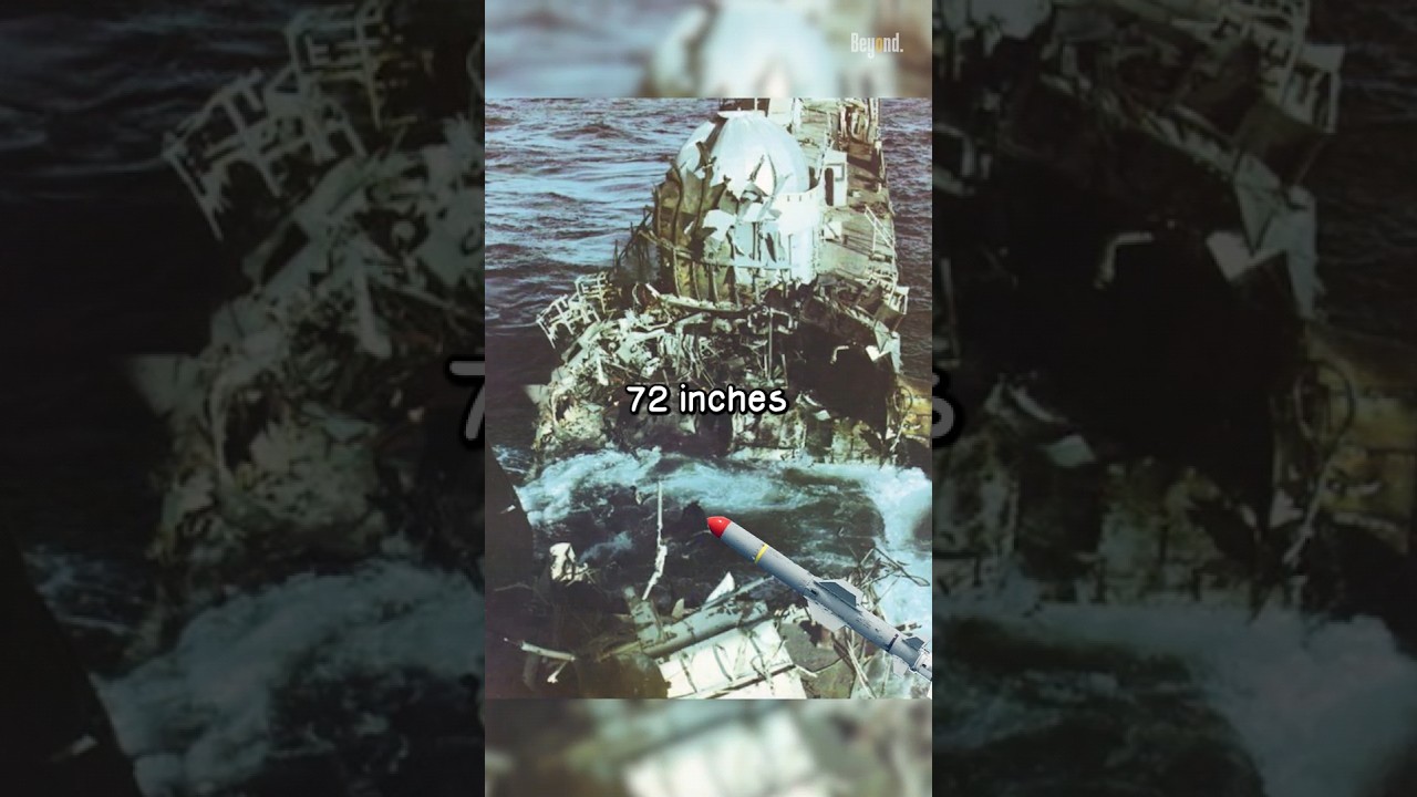 Can a harpoon missile really sink a ship? #shorts