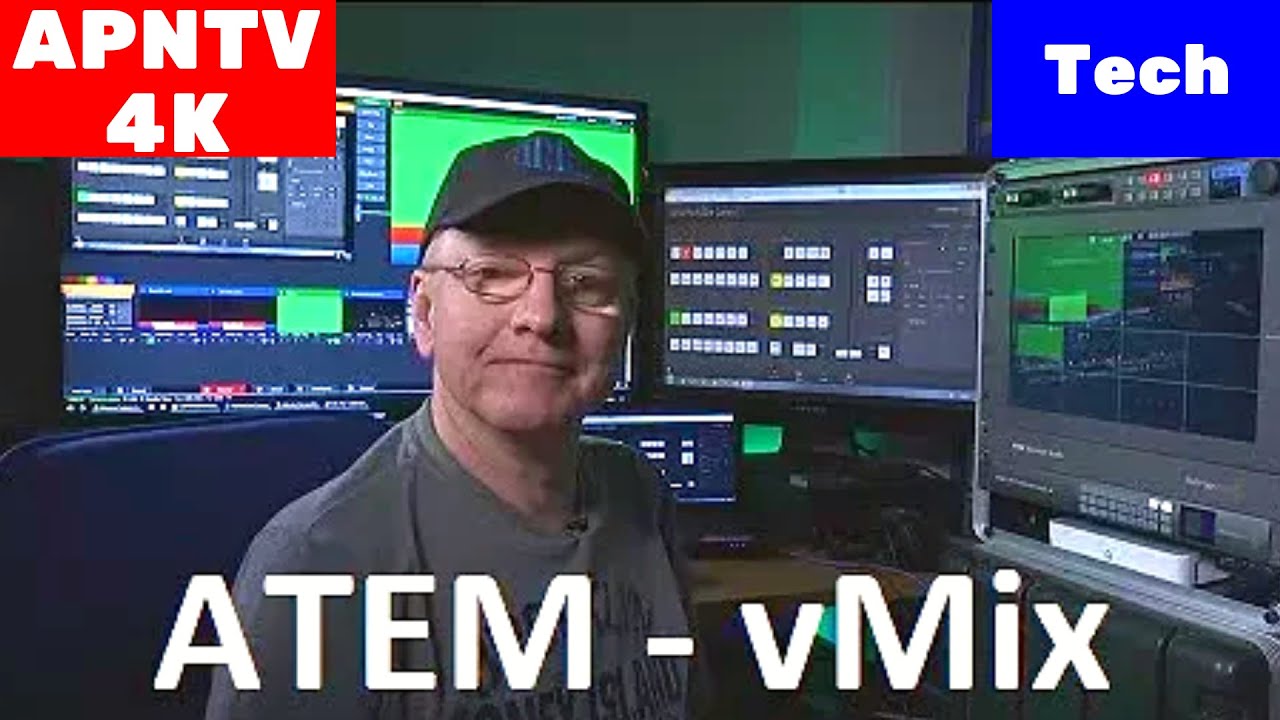 Использование vMix с видеомикшером Blackmagic Design ATEM 1 M/E Studio 4K.
