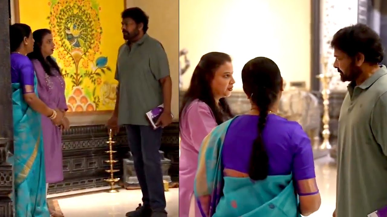 Konda Surekha & Konda Susmita Patel Meet Megastar Chiranjeevi at His Home | Hyderabad | DistodayNews