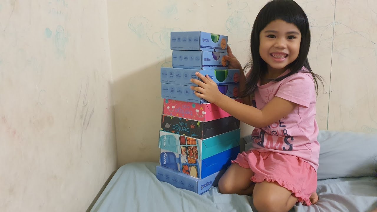 UNBOXING YUMBOX AND BENTGO LUNCHBOXES ADELINE VERSION | ARCETA KIDS | TINCIO TV