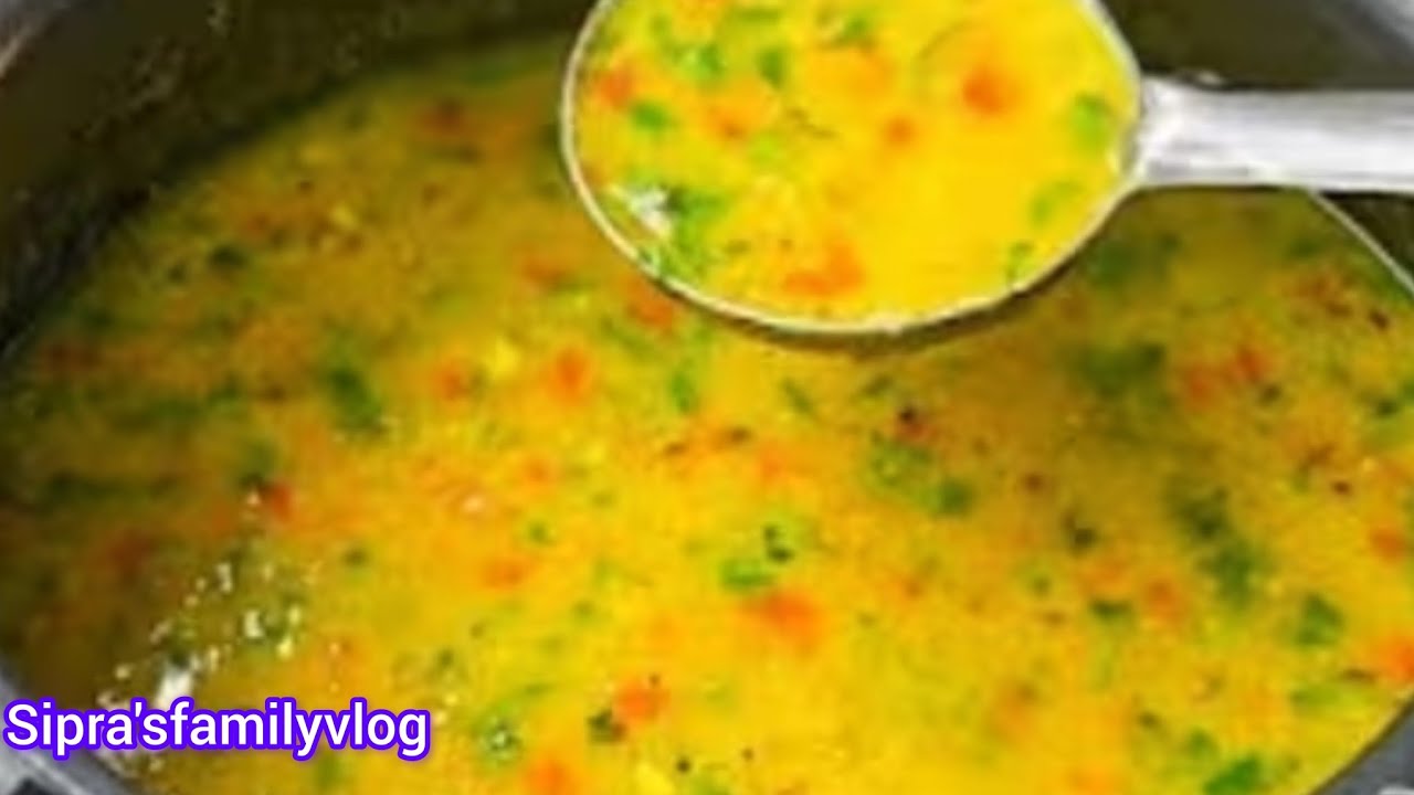 সবজি দিয়ে নিরামিষ মুগ ডাল রেসিপি // veg mugdal recipe // bengali style 