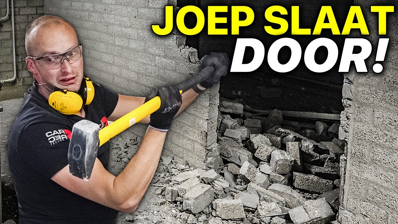 JOEP de bouwer! Grote verbouwing bij Carrec | Werkplaatsvlog 20