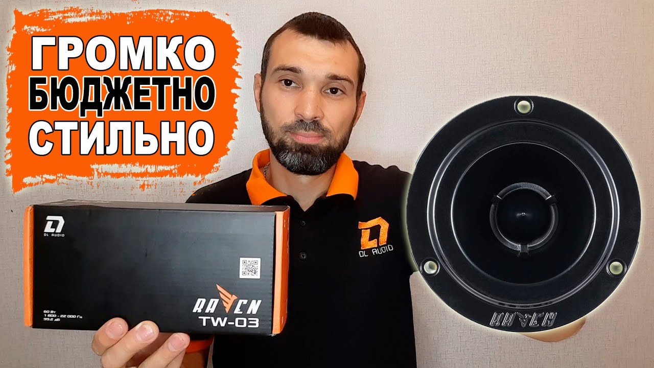 Самые громкие пищалки-рупора до 3000 руб.! DL Audio Raven TW-03