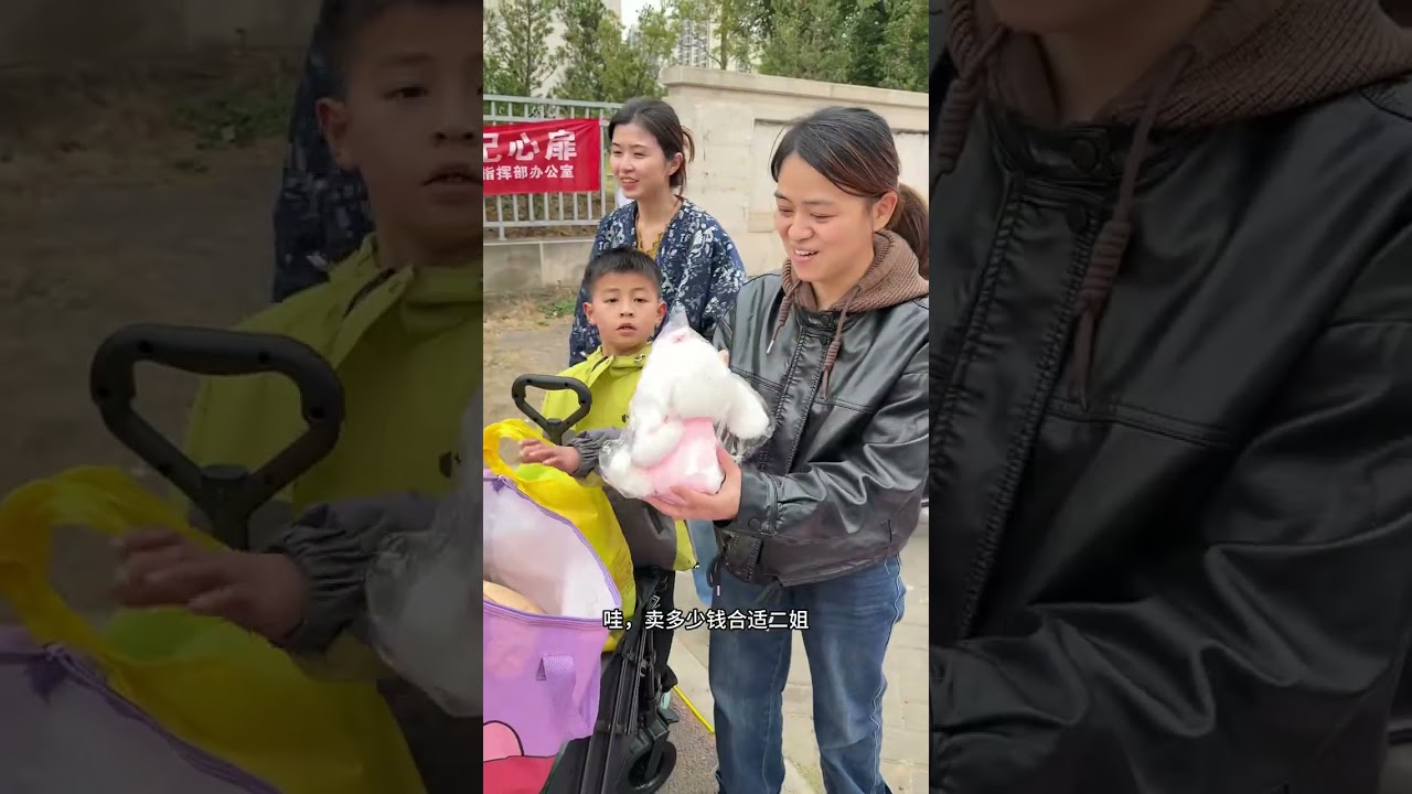 宝妈和婆家人第一次摆摊，营业额远远超过预期，可把老公高兴坏了 #宝妈创业#摆摊 #婆家人