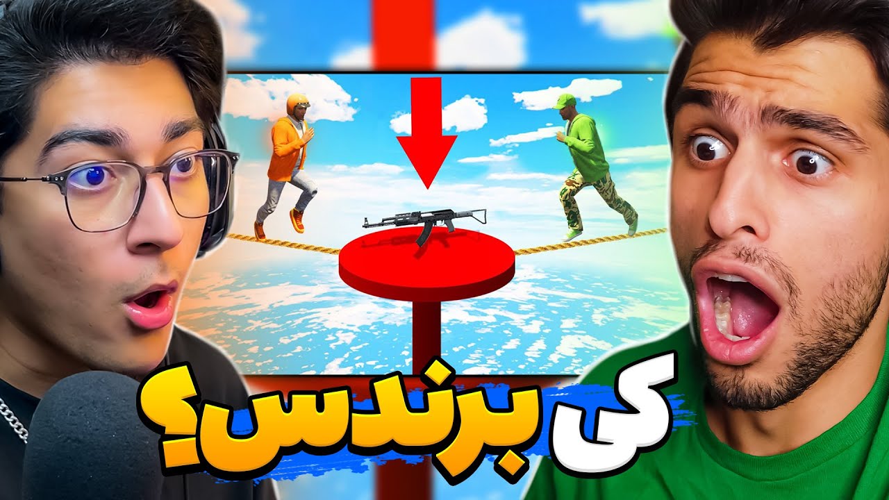 یکی از خفن ترین چالش های بدون قانون جی تی ای به همراه تئوس😂😈