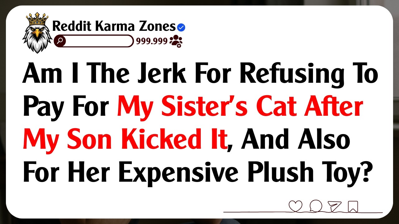 Am I The Jerk For Refusing To Pay For My Sister’s Cat After My Son Kicked It, And Also For Her...