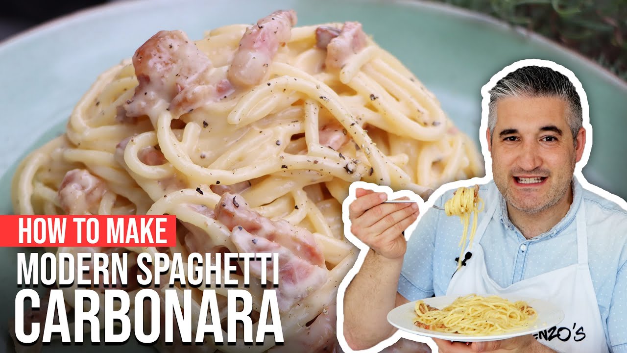 How to Make MODERN SPAGHETTI CARBONARA Like a Chef