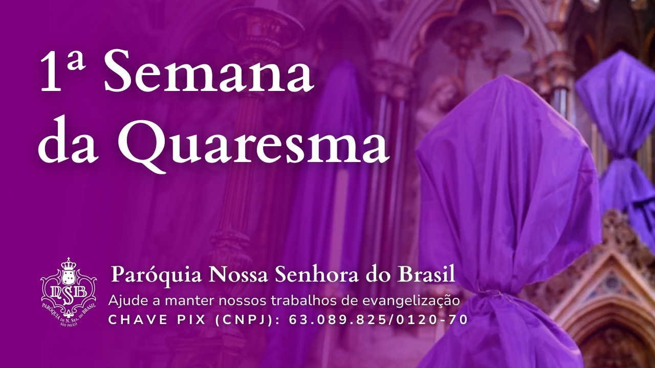 Missa ao vivo (Sexta 27/02/2026) &agrave;s 8h online &ndash; Nossa Senhora do Brasil
