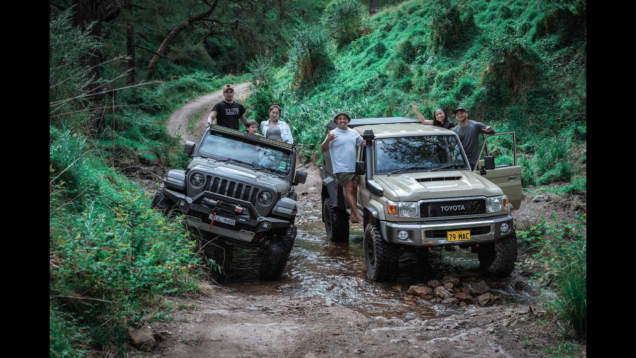 Portal Axle 79 Series Landcruiser & Jeep Gladiator Rubicon Shakedown Trip - Six Foot Track