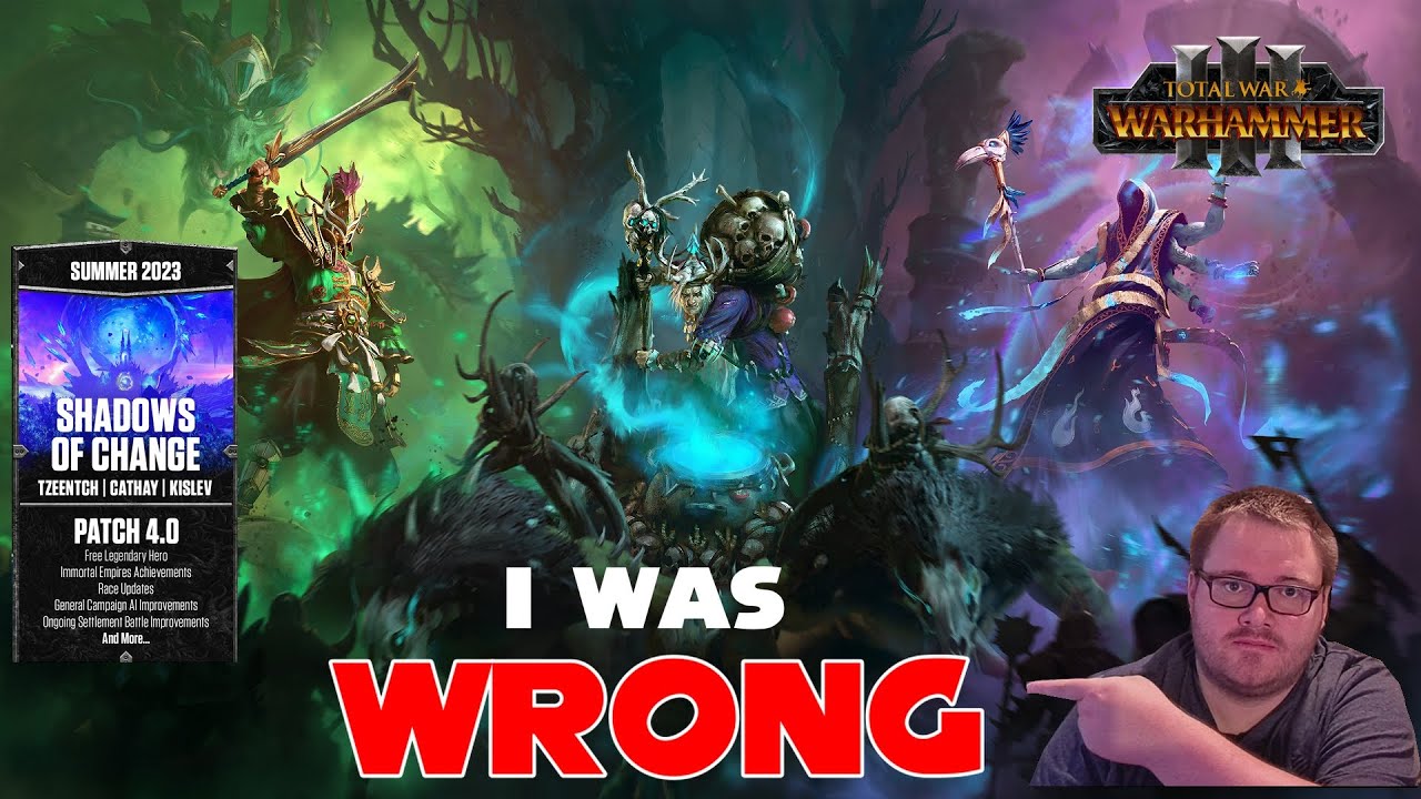SHADOWS OF CHANGE Trailer Reaction - Blog & Steam Breakdown - Total War Warhammer 3