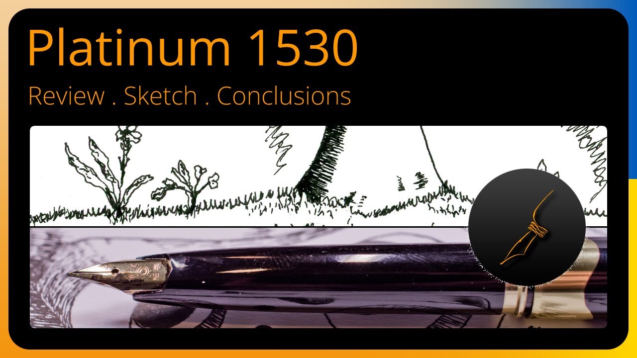 Platinum 1530 pocket fountain pen - 18k gold nib