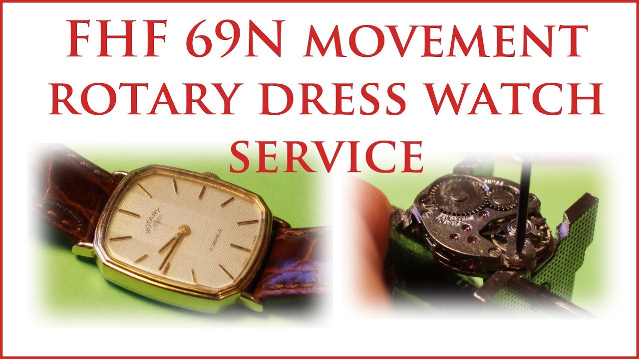 FHF 69N Movement Rotary Dress Watch Service