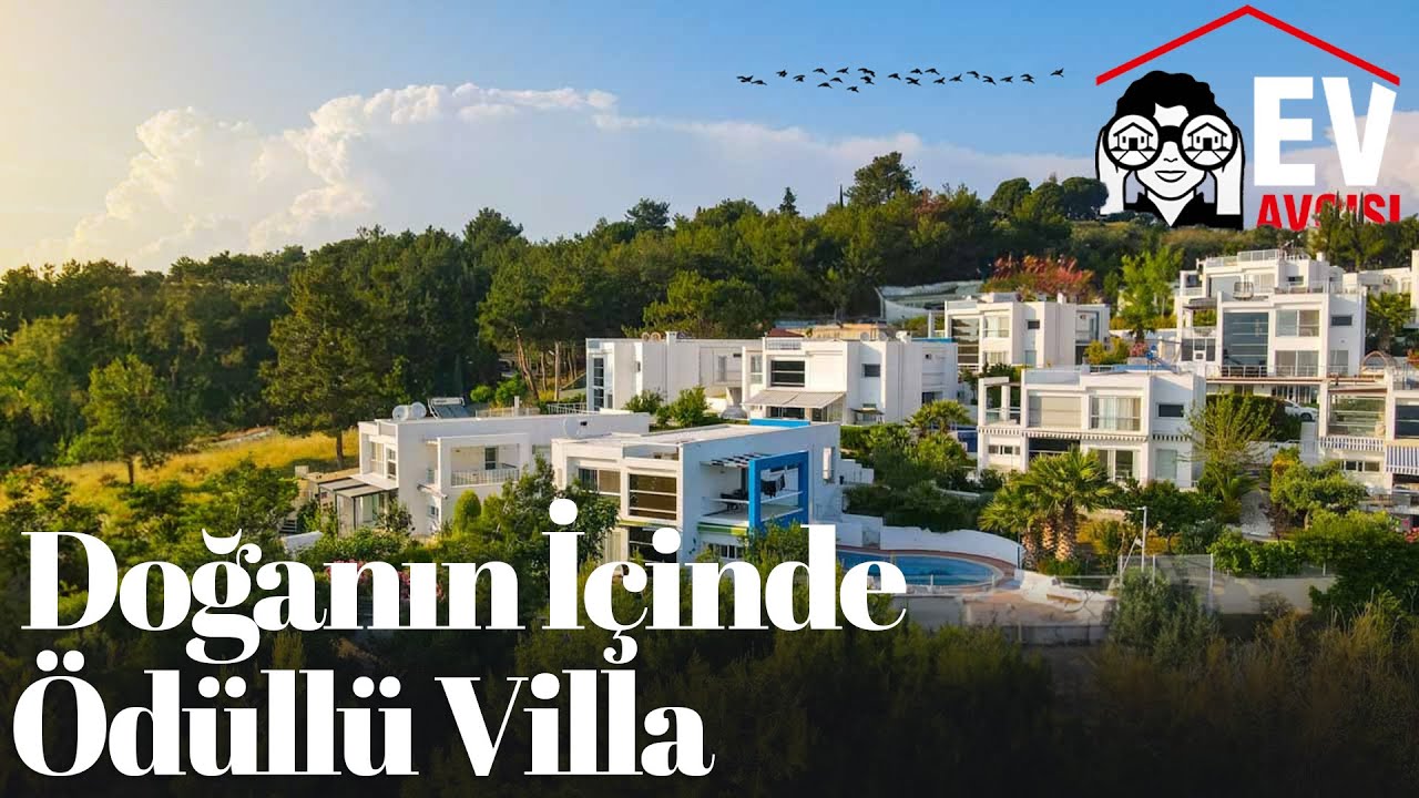 Kuşadası'nda Doğanın İçinde Deniz Manzaralı Villa | Kuşadası Satılık Villa 177