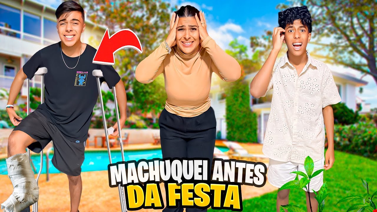 ME MACHUQUEI UM DIA ANTES DA MINHA FESTA!! *o que vou fazer agora?