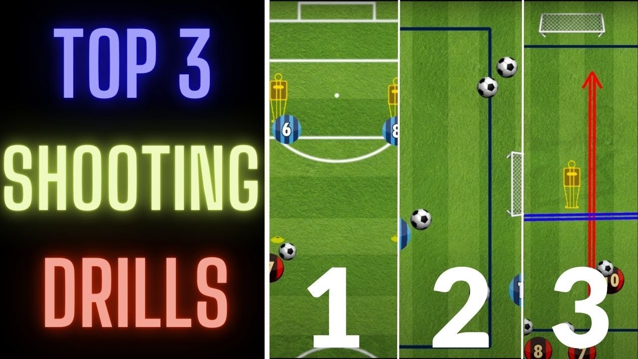 Top 3 Shooting Drills | Competitive Soccer/Football Drills | Any Age Group