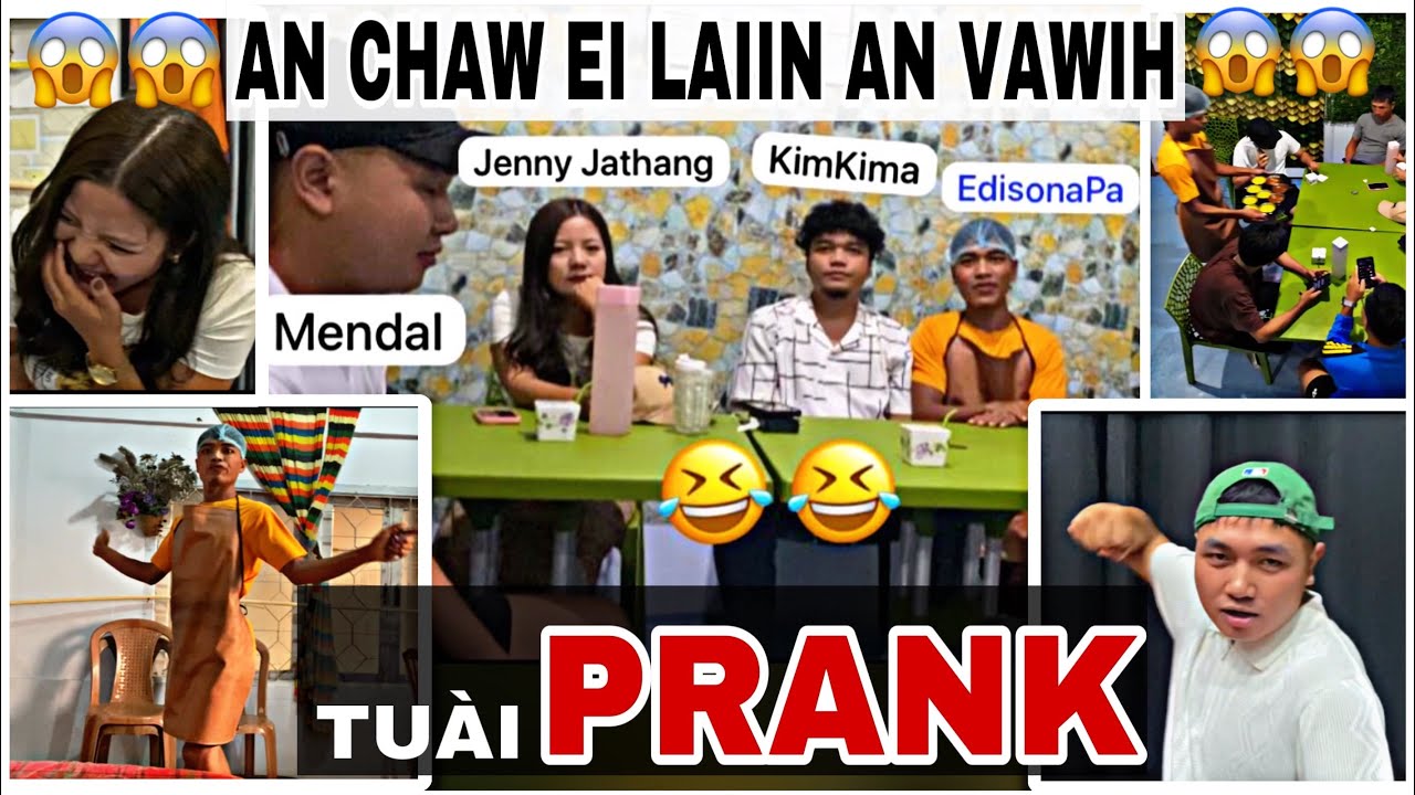 THINGPUI DÀWR TUÀI PRANK😂MILÀR CHAW EI LAI VAWIH PAWP😱KIMKIM-A,MENDAL,JENNY JATHANG❤️❤️