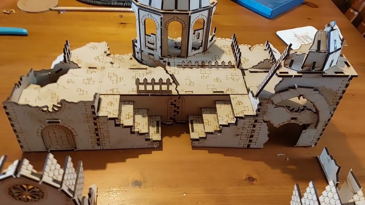 TT Combat ruined Gothic Convent review and build.