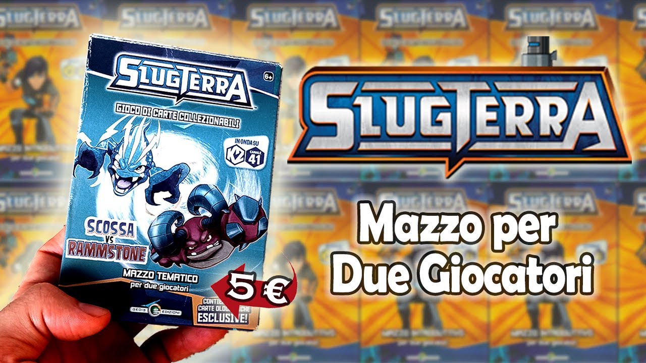 SOLO 5€ !!!  slugterra carte - mazzo per due Giocatori