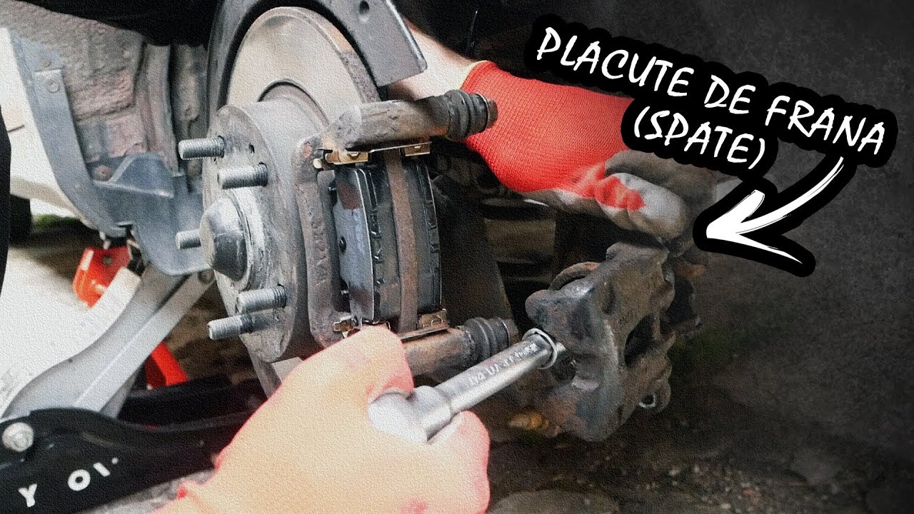 Cum se SCHIMBA PLACUTELE de FRANA (puntea SPATE) (DIY)