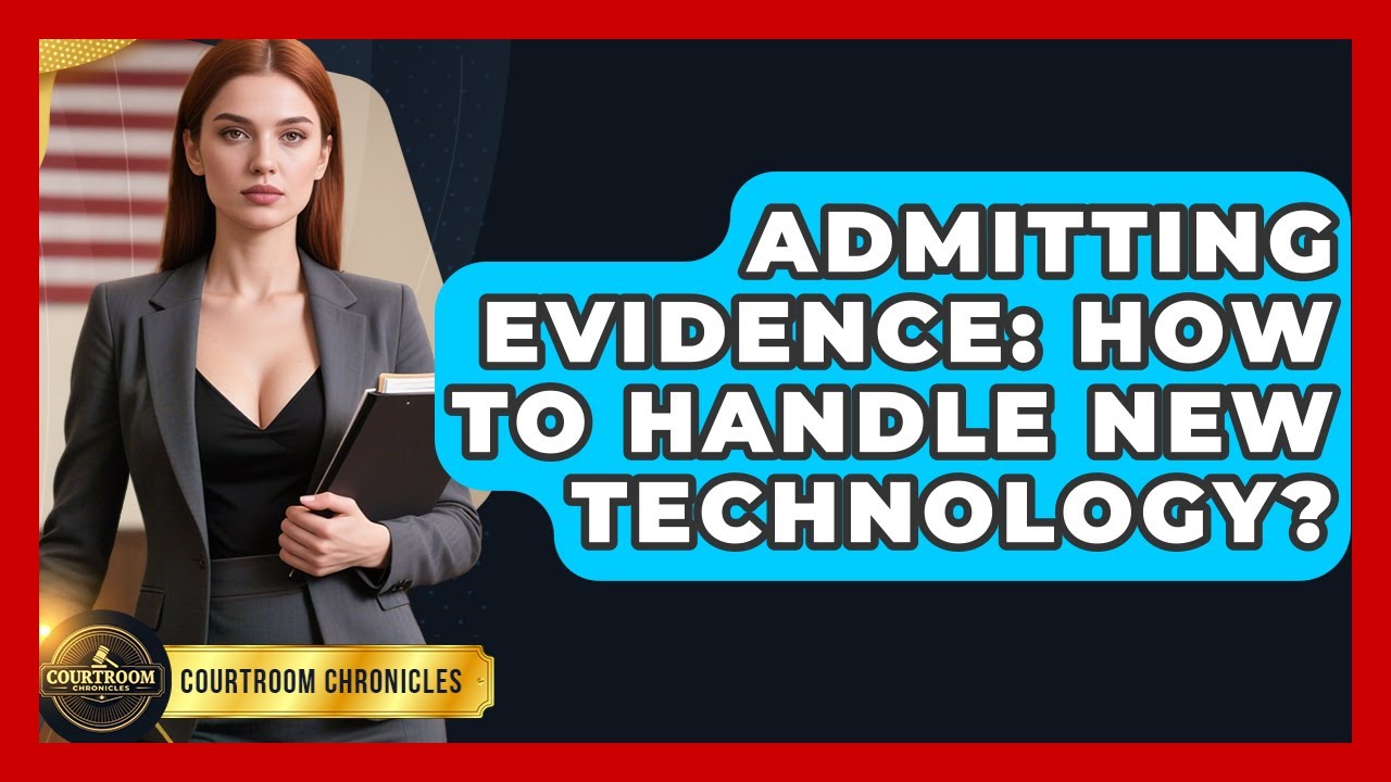 Admitting Evidence: How To Handle New Technology? - Courtroom Chronicles