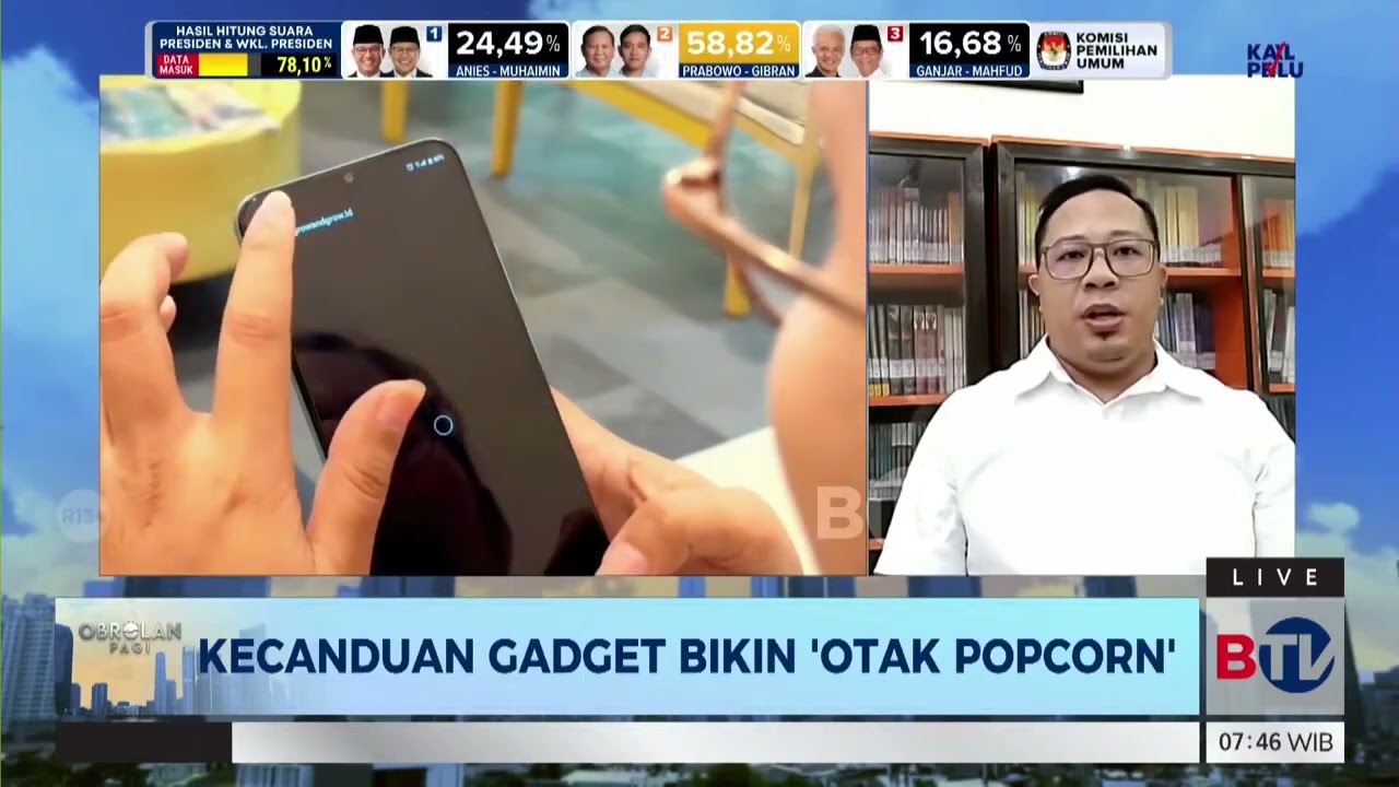 Kecanduan Gadget Bikit Otak Tumpul | Obrolan Pagi