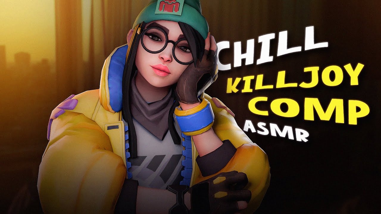 CHILL COMP KILLJOY 💛 ASMR VALORANT ✨ Hard Candy Sounds, Whispering, Mechanical Keyboard