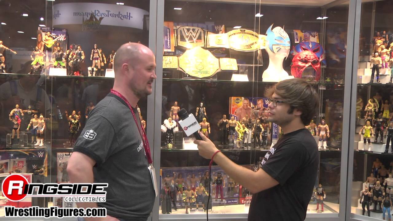 Mattel WWE SDCC 2014 Figure Display Walk Through w/ Bill Miekina