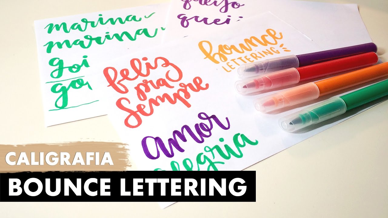 BOUNCE LETTERING | Primeiro Rabisco