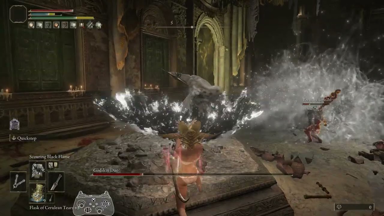 Godskin Duo NG+1001 uncapped scaling RL1 no weapon upgrades