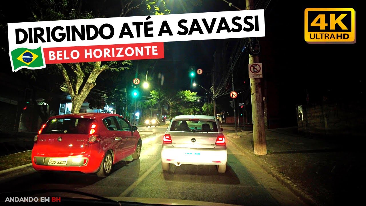 Dirigindo do Buritis até Savassi - Belo Horizonte, Brasil・[4K] 2021