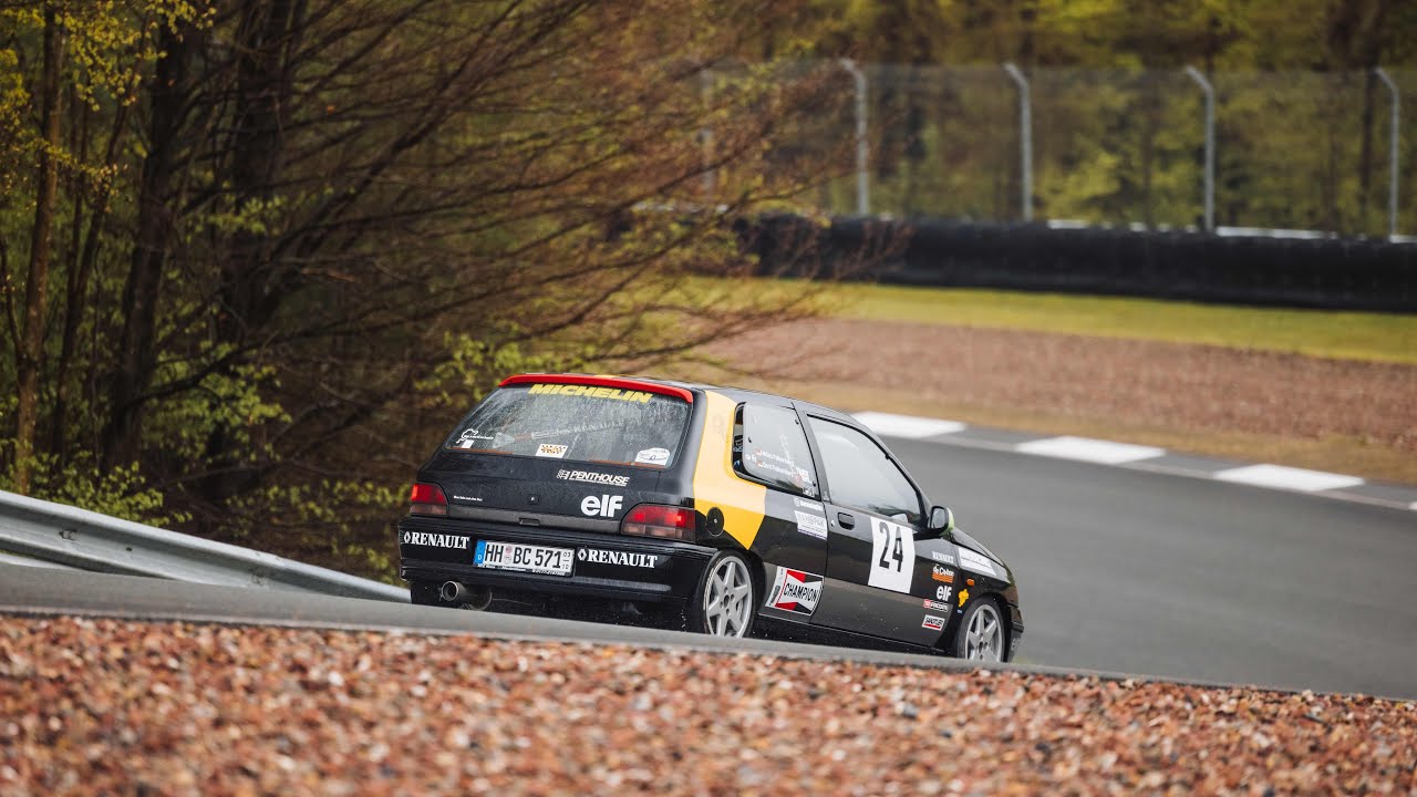 Renault Clio 1.8 16v wet lap Bilster Berg April 2024 @gpdays1