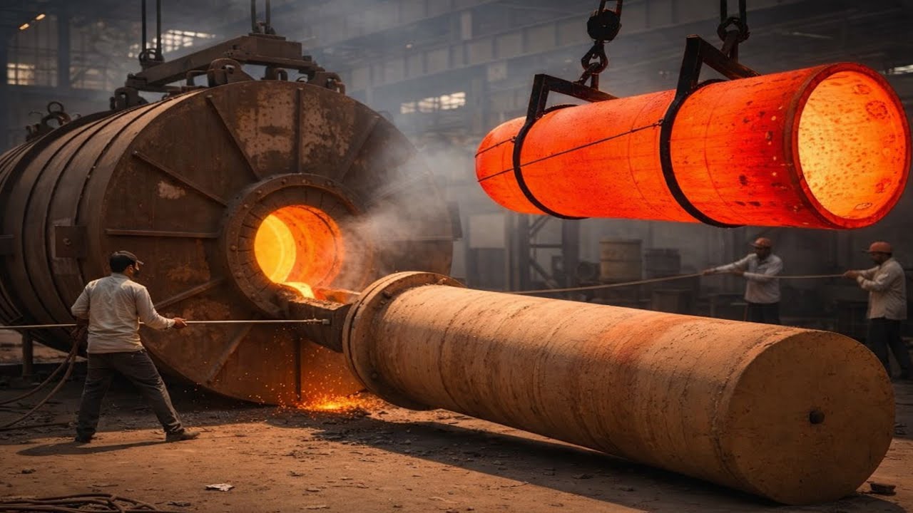 Amazing Manufacturing Process of Alloy Roll for Flour Mill Machine | Mass Production