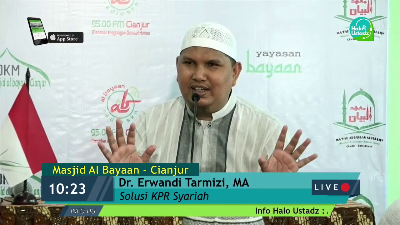 Solusi KPR Syariah   Ustadz Dr  Erwandi Tarmidzi, MA