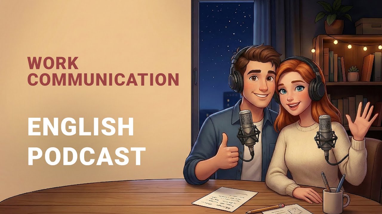 English podcast for learning | Work Communication | English Listening Practice