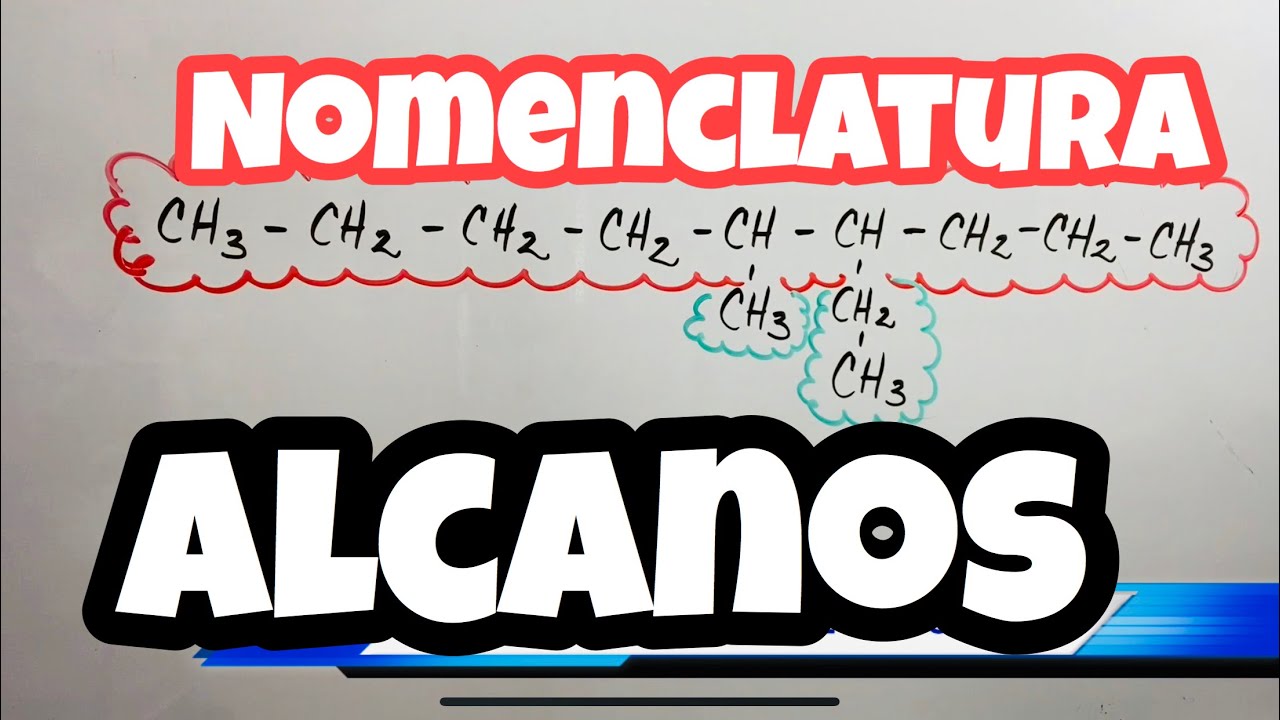 Cómo NOMBRAR ALCANOS. 🧬⚗ Nomenclatura IUPAC 🚩