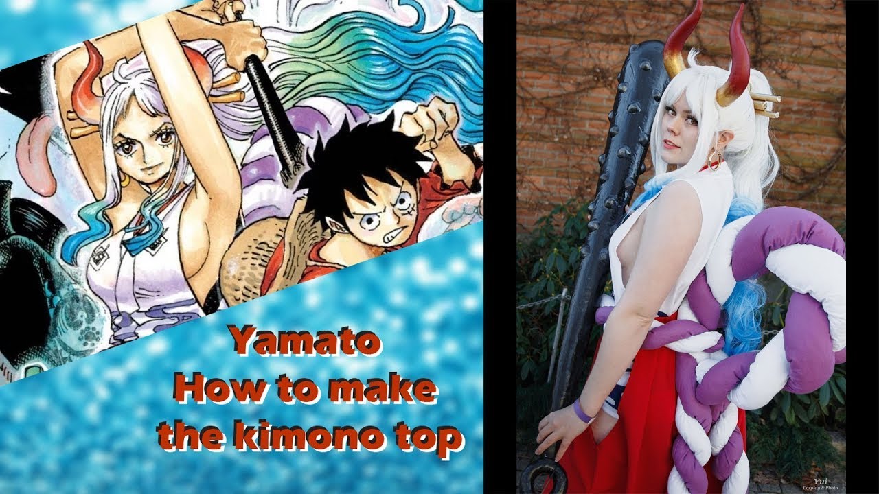 Yamato part 1 - Kimono top - A cosplay time lapse tutorial